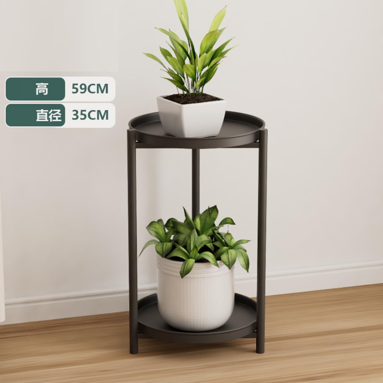 Amazon.co.jp: プランタースタンド タワー 2段 プランターラック 20cm